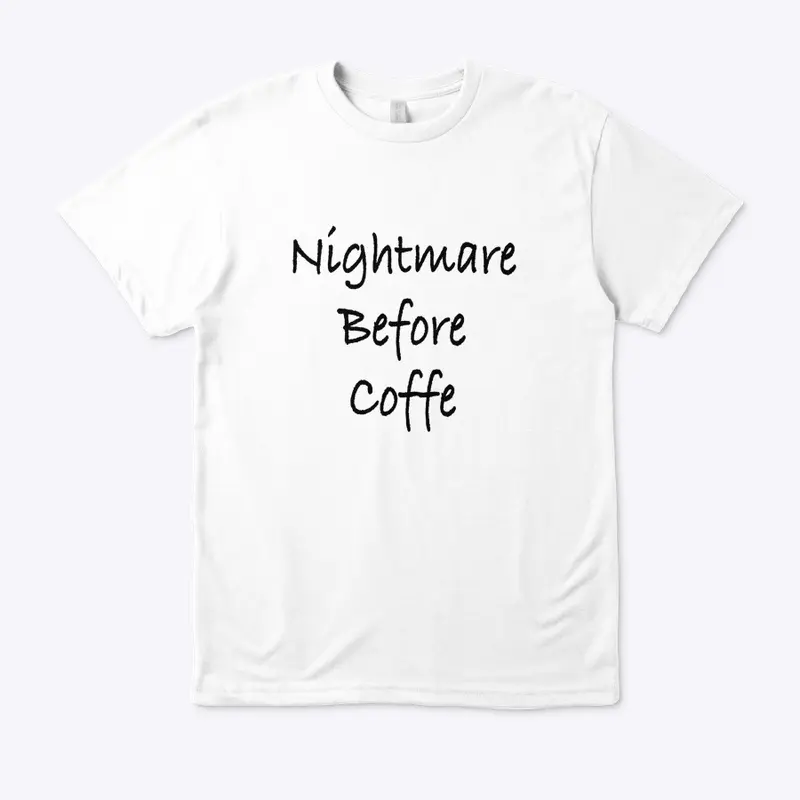 Nighrmare Before Coffe Trending T shirt