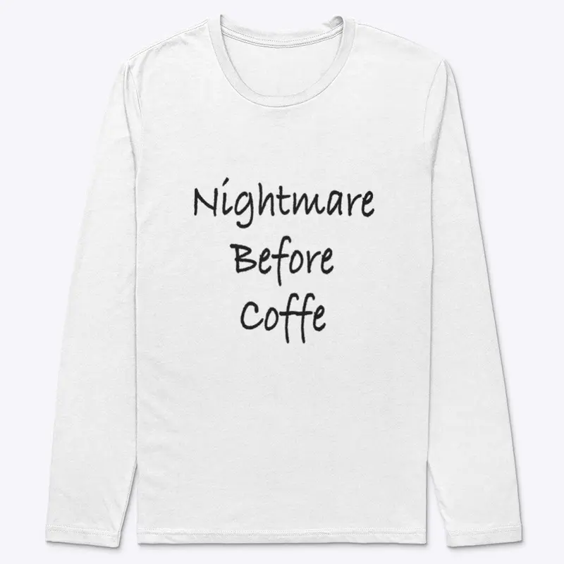 Nighrmare Before Coffe Trending T shirt